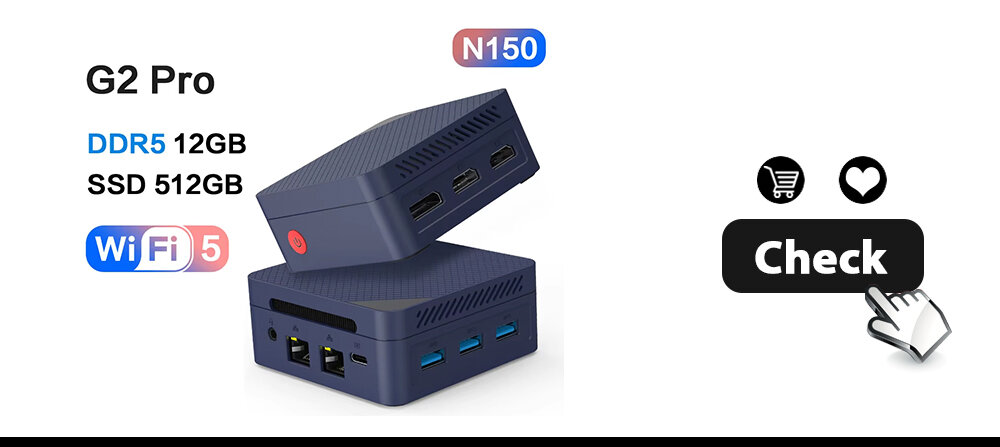 MLLSE Mini PC M2 Air Intel Gemini Lake N4000 Intel J3710 6GB RAM