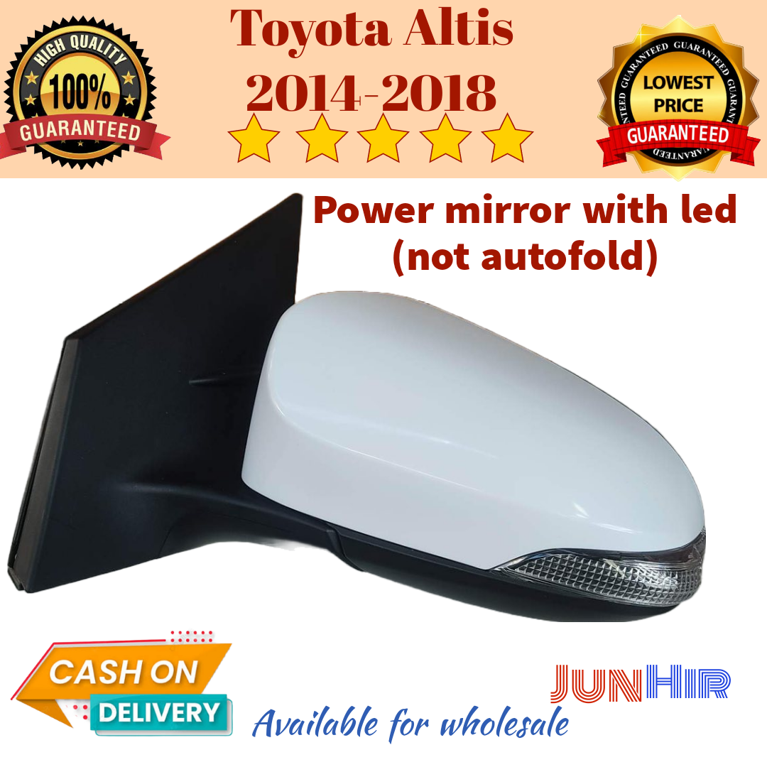 Munirater Power Side Mirror For Toyota Corolla 2003-2008 - Passenger Side (Right) - Paintable