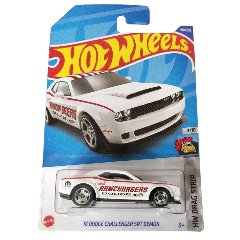 Hot Wheels 18 Dodge Challenger Srt Demon 1 64 Scale Model Lazada Ph