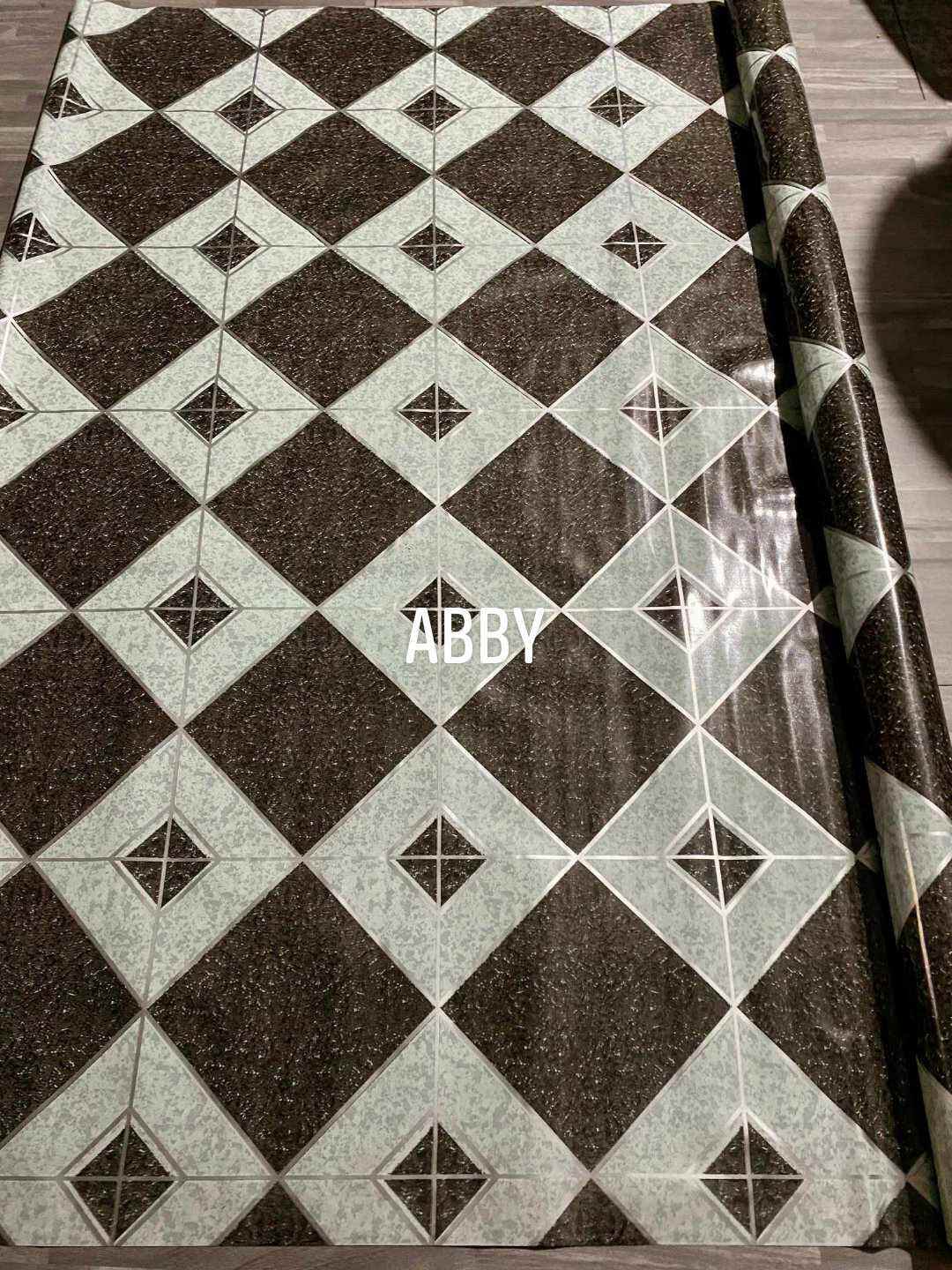 Elegant tiles Design Rubberized Linoleum Renolium Floor matting Sold per Yard. 