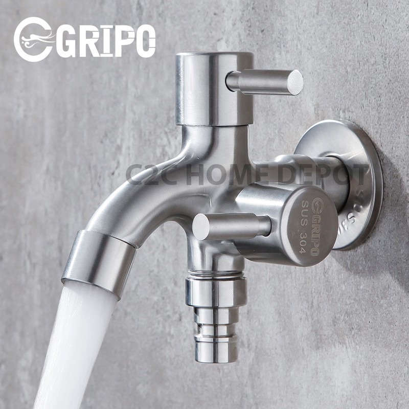 GRIPO sus304 stainless 2 way two way faucet
