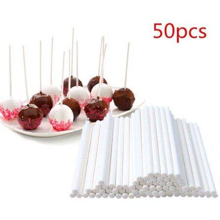 Lollipop Sticks, Cake Pop Sticks, 100 pcs, 4 Inch, Diameter 3ml