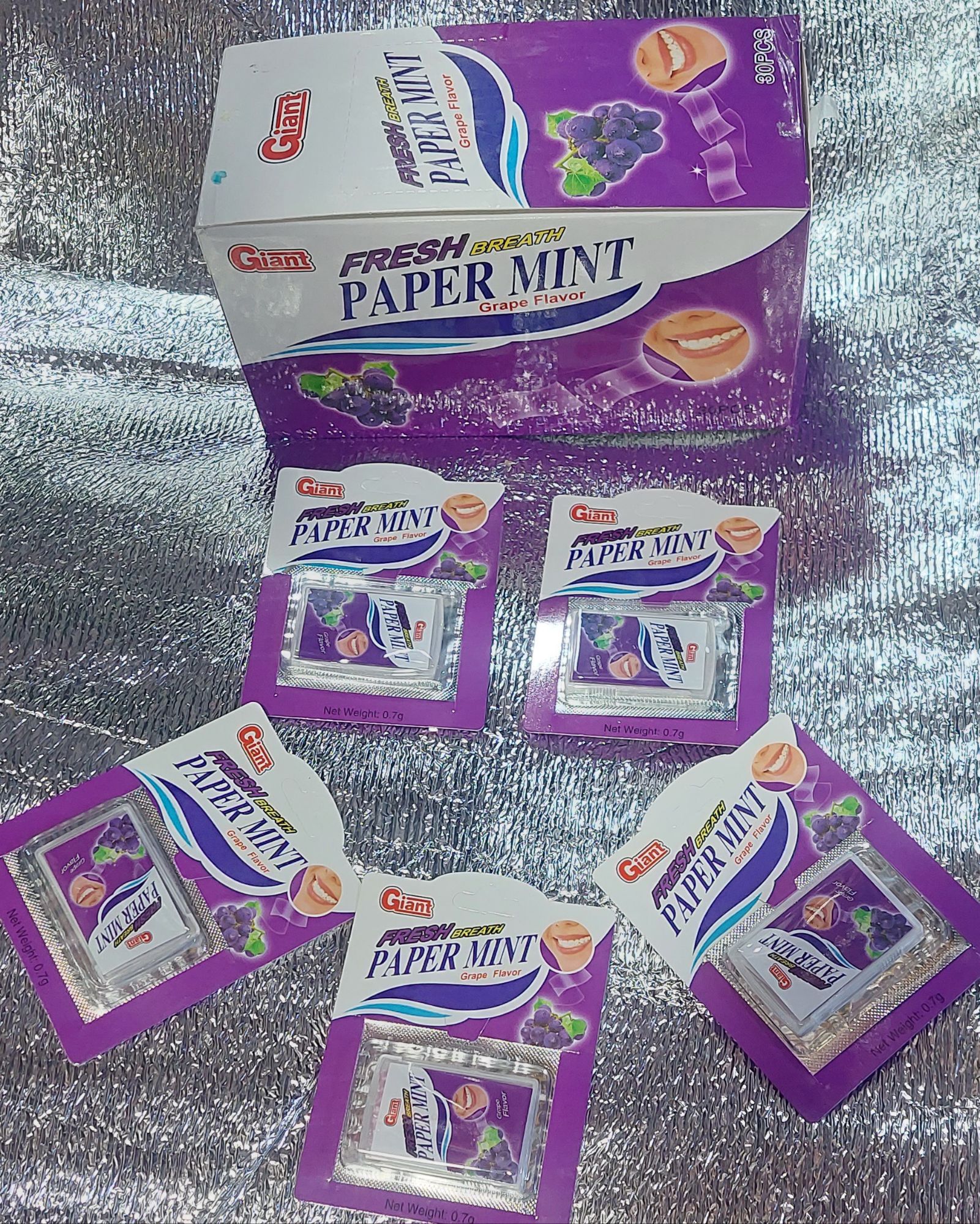 PAPER MINT (Grape flavor) 30 PCS