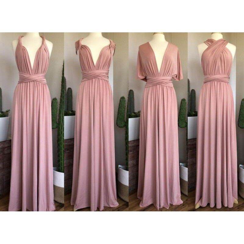 Shop Rose Gold Infinity Dress Online with Best Discounts and Low Prices |  Lazada Philippines
