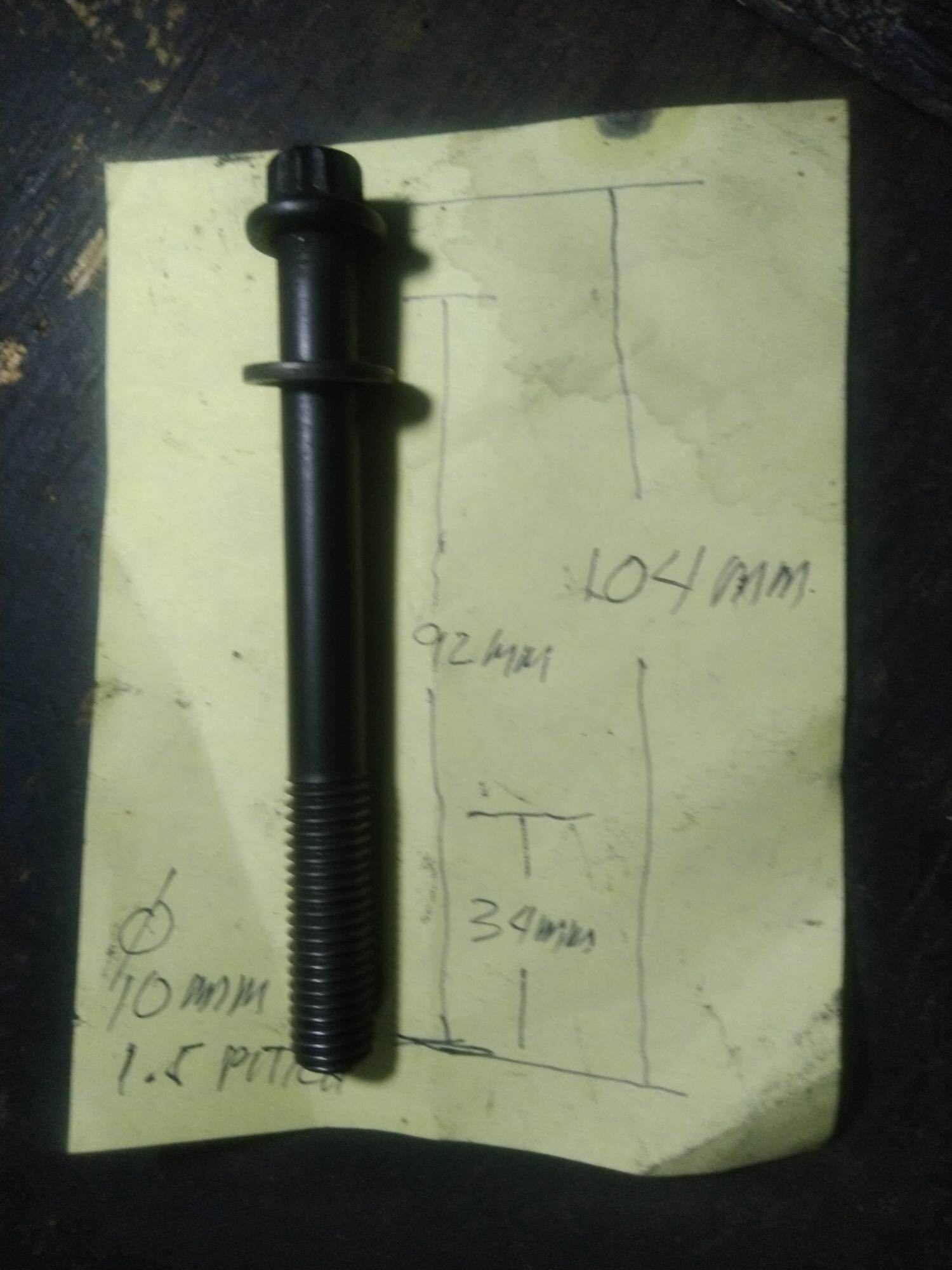 SURPLUS HEAD BOLT FOR SUZUKI K6A Lazada PH