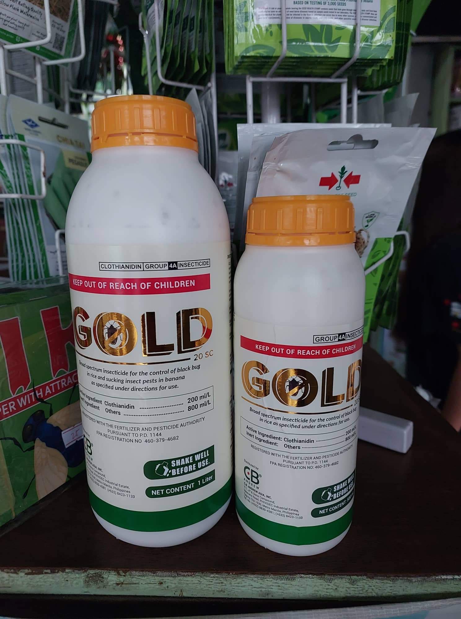 Gold Insecticide 1liter Andrew Lazada PH