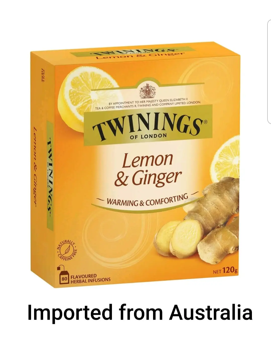 Twinings Lemon & Ginger Tea Bags 80pack