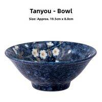 Mino Yaki | High-End Ceramic Microwave Safe Noodle Bowl