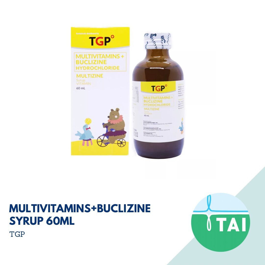 Multivitamins and Buclizine Syrup 60 ml Lazada PH