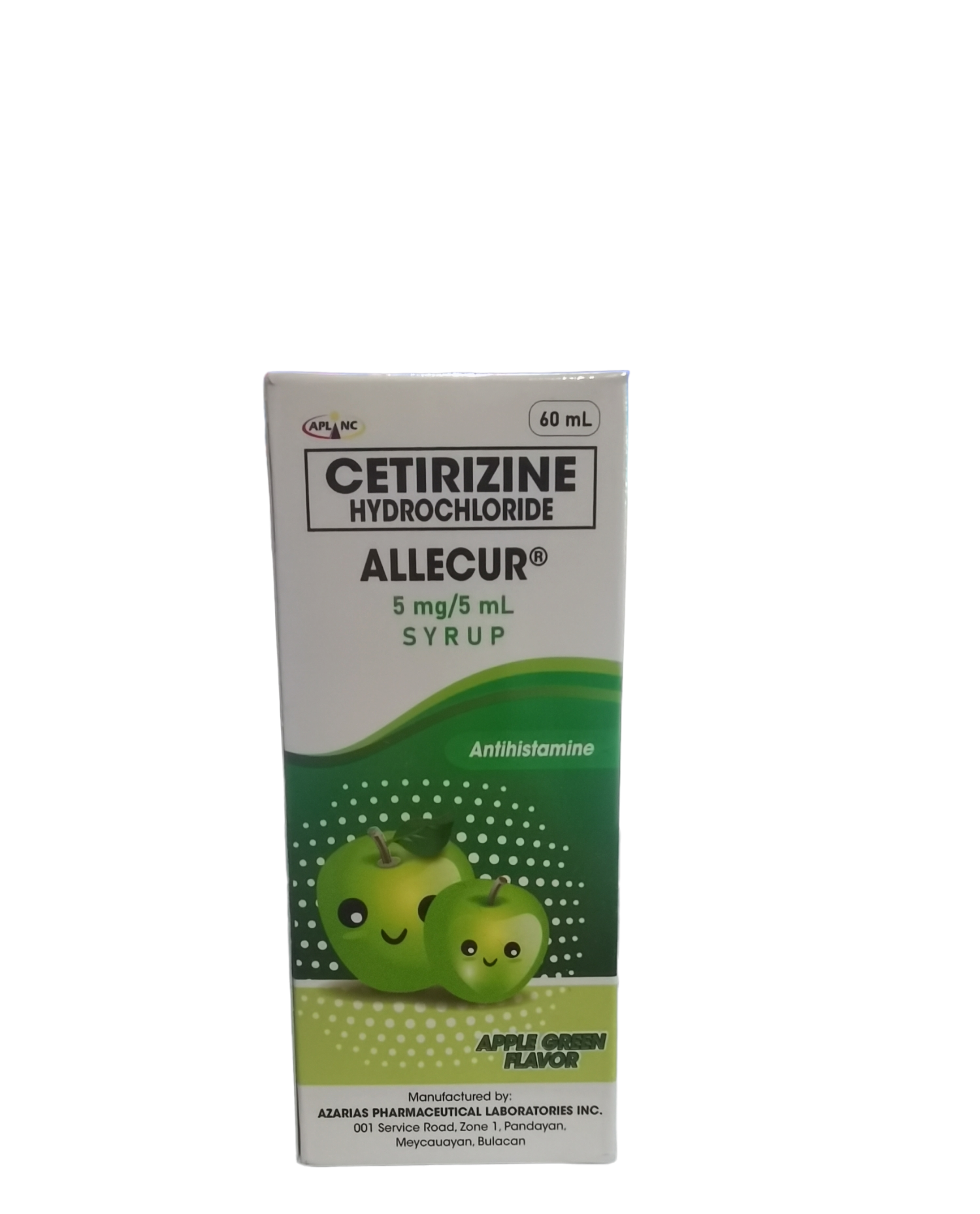 Cetirizine (Allecur) Syrup 60 ml Lazada PH