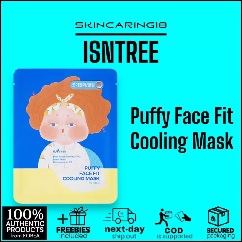 isntree puffy face cooling sheet mask