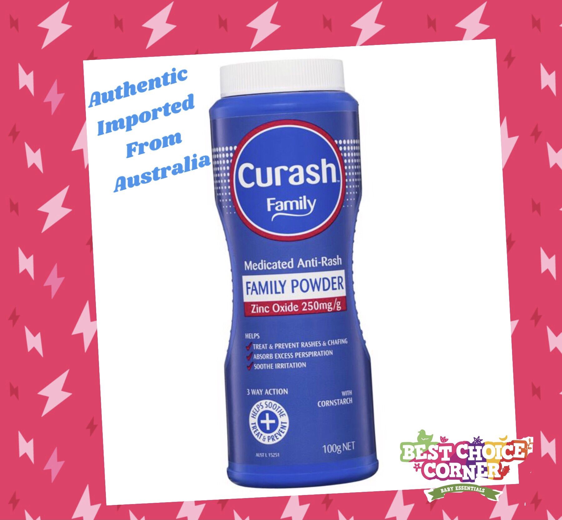 Curash Family Medicated Powder 100g Lazada PH