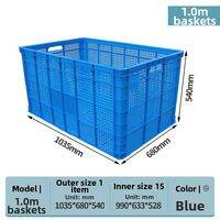 RUIKELAIXIANG | Heavy-duty Large Rectangular Plastic Storage Box