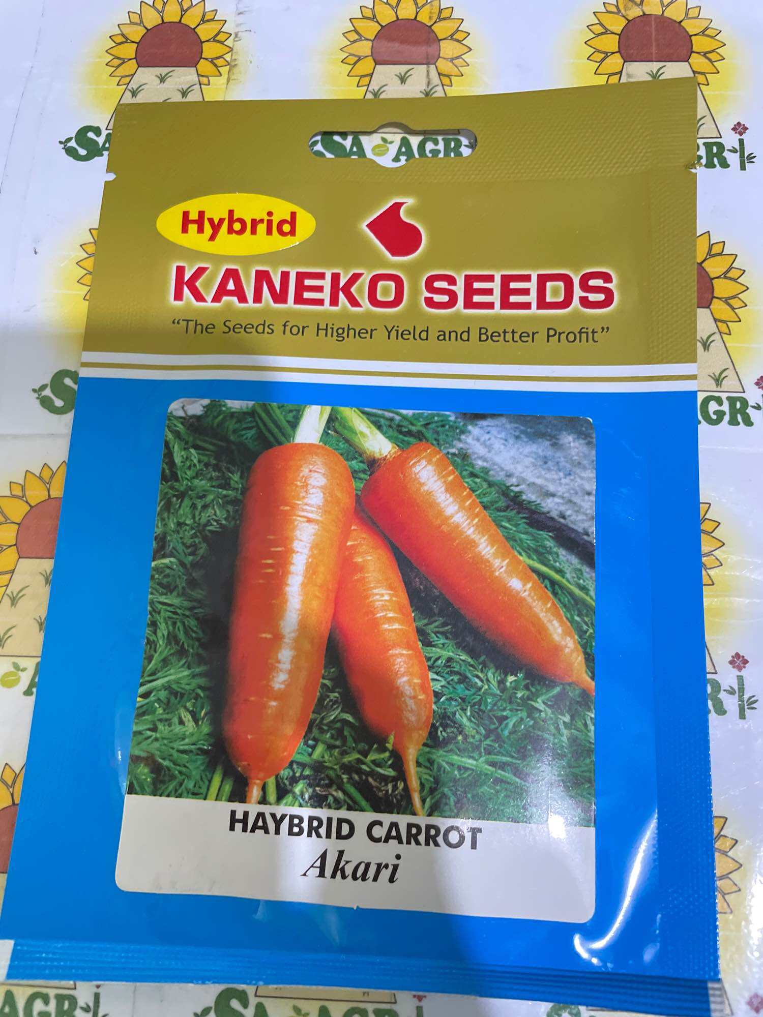 Akari Hybrid Carrot Seeds (2 grams= approx. 1081 seeds) by Kaneko Lazada PH