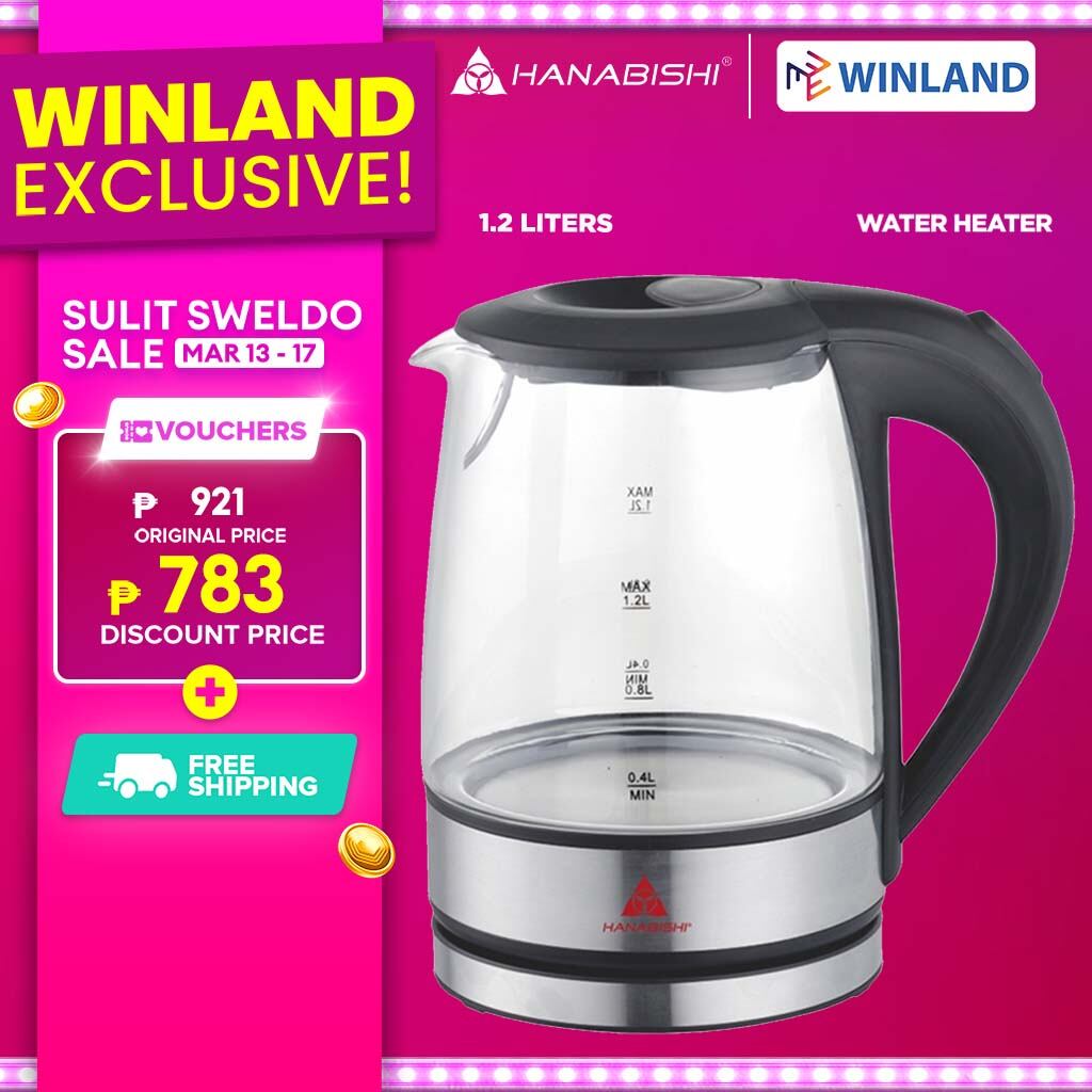 Hanabishi Electric Kettle 1.2L HWK-112GL