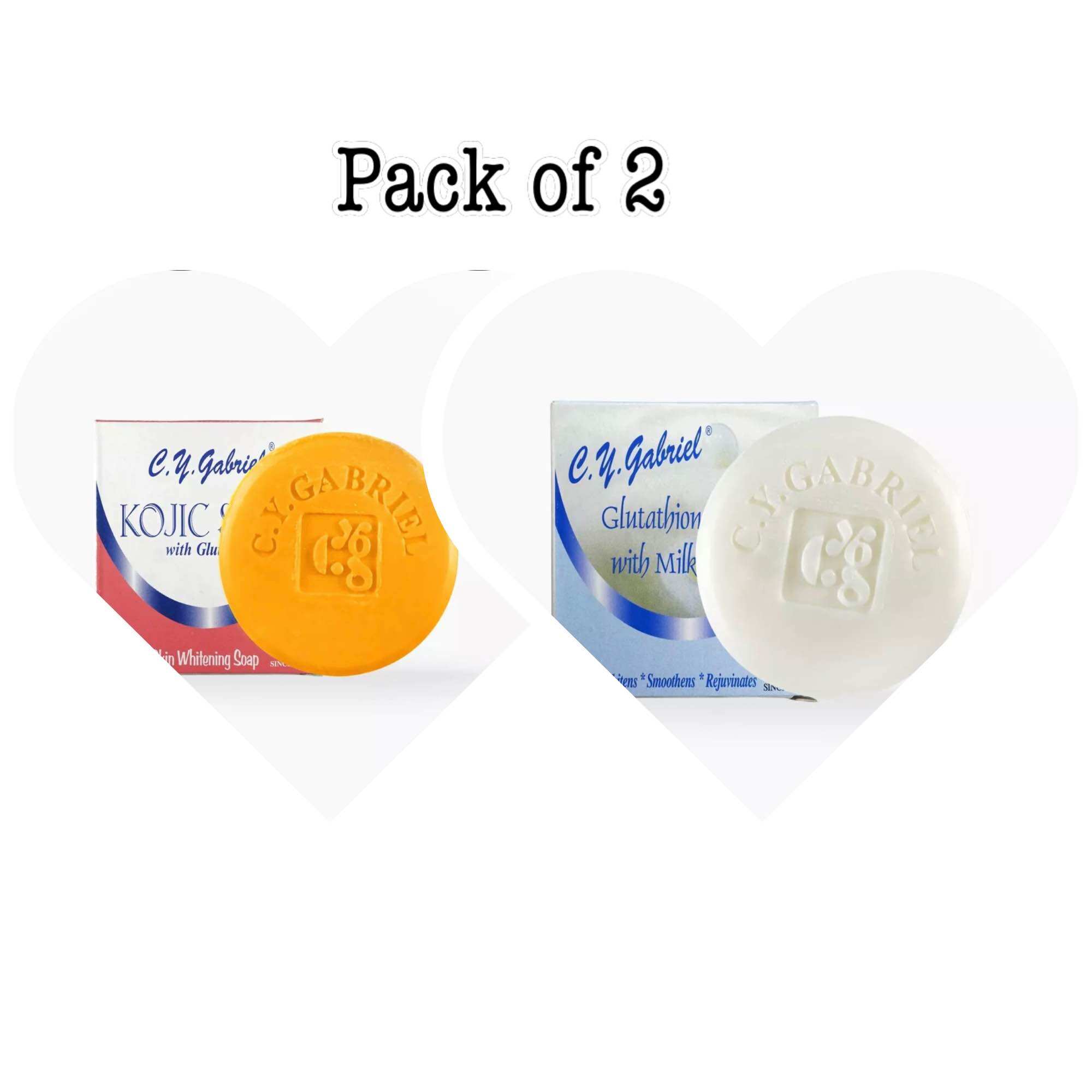 CY Gabriel Glutathione Soap and KOJIC Soap 60gm/pack | Lazada PH