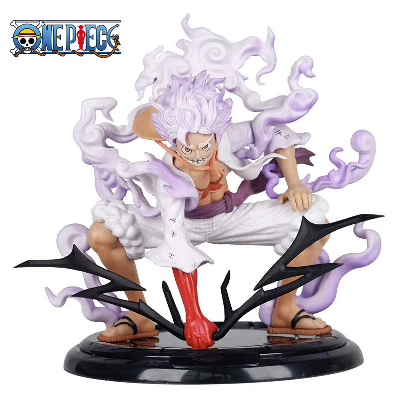 One Piece Figure Sun God Gear 5 Nika Luffy Action Figure GK Thunderbolt ...