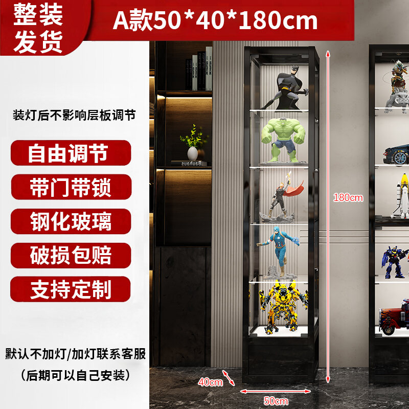 Hand-Made Display Cabinet Gundam Lego Model Statue Glass Display ...