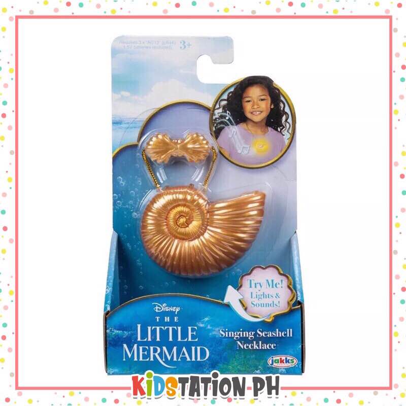 The Little Mermaid Singing Seashell Necklace Jessica Alexander Vanessa... |  TikTok