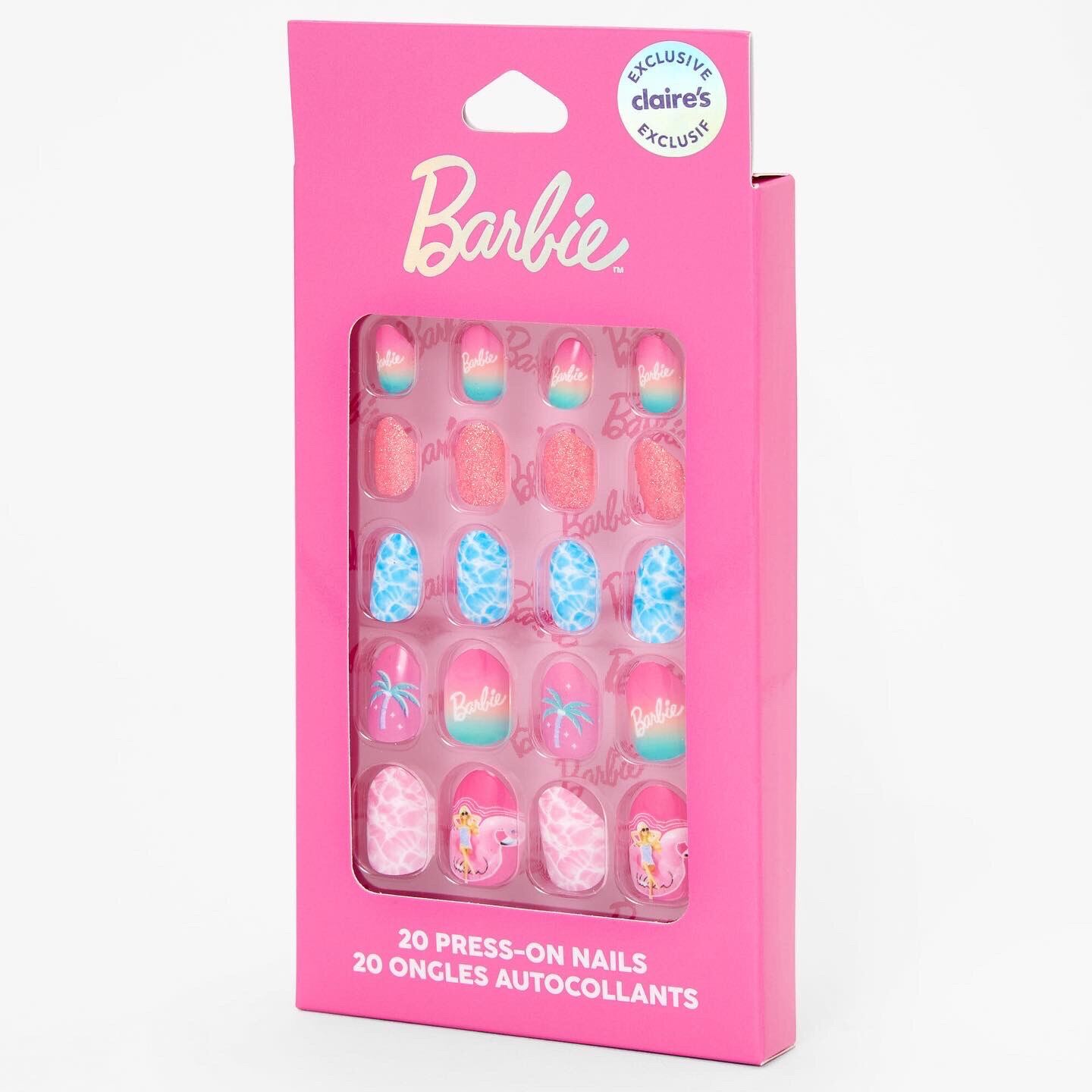 Glue-on nails from Claire's: review