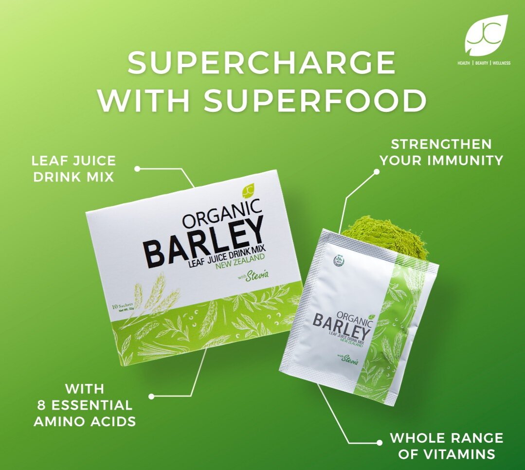 JC Organic Barley Juice Powder FDA Approved Healthy Drink Only Barley ...