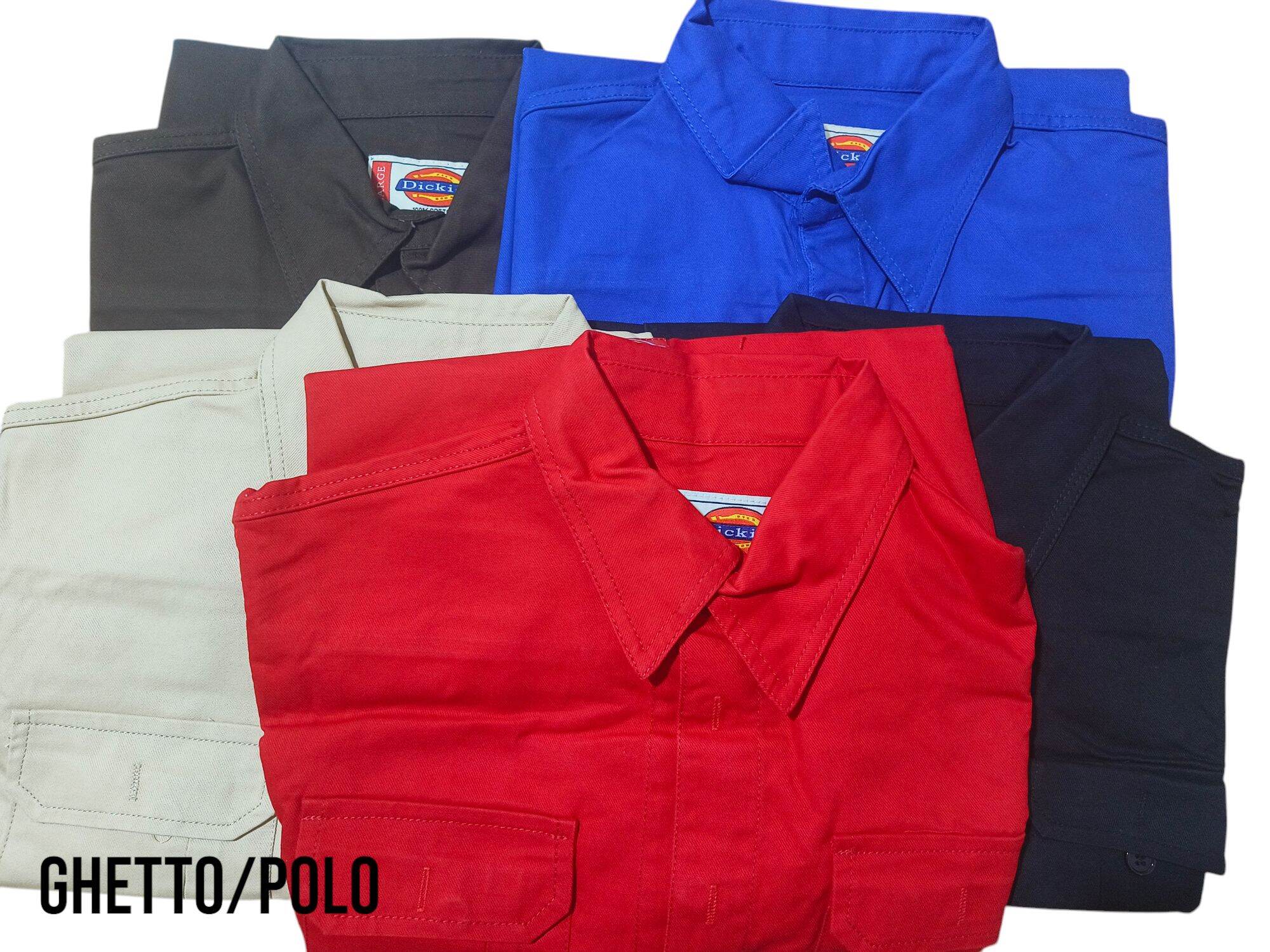 Dickies Classic Work Polo Loose Casual Cotton, Size Small