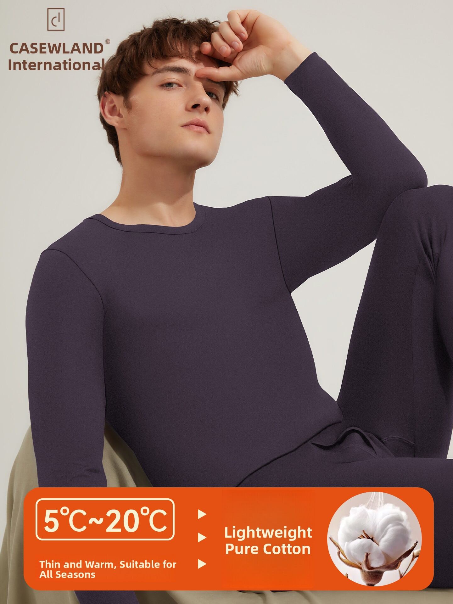 CASENLAND | Warm Cotton Underwear Set for Men Presyo 1,515 Piso*Libreng Shipping