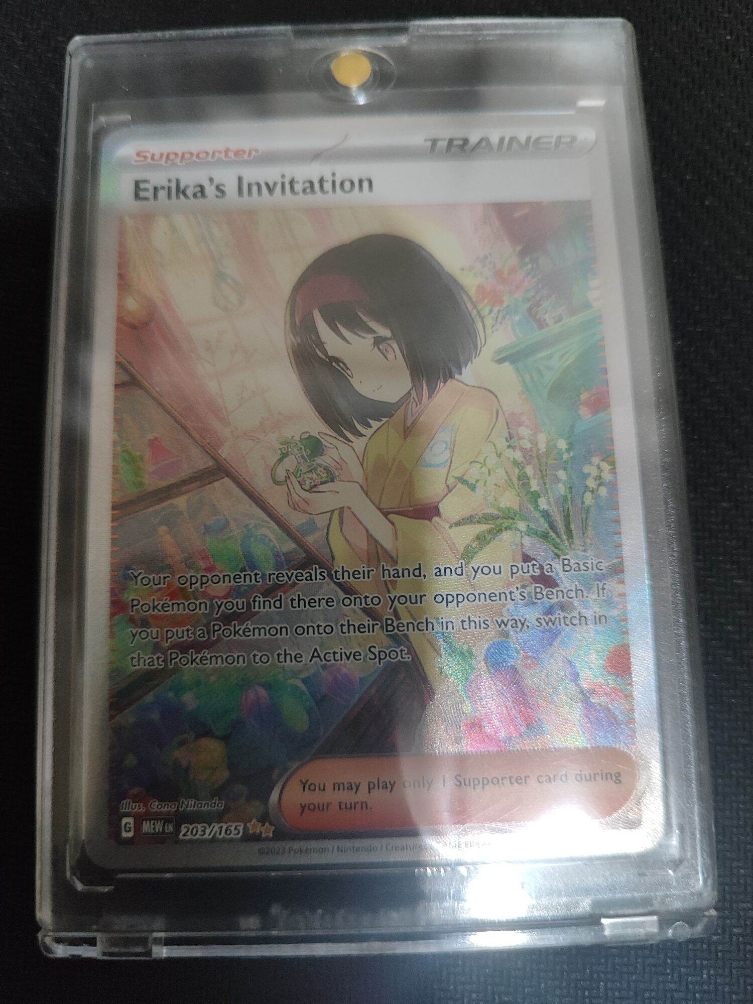 Pokmon TCG Erika´s Invitation Scarlet & Violet - 151 203/165 Holo