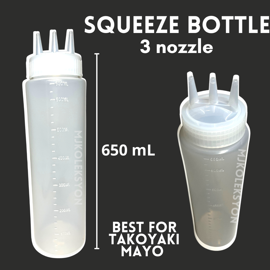 Bottle Squeezer 3HOLES 650ml best for mayo and sauce Lazada PH