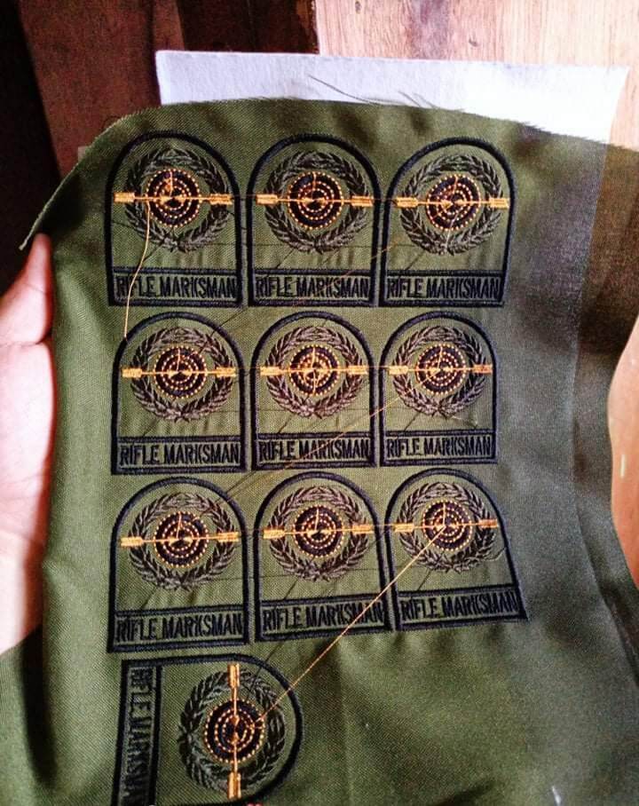 rifl3 marksman/ sharpshooter/ expert patches (PAIR) patches + tab