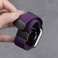 CRAFTSMAN DAI | Red Breathable Nylon Sport Band for Apple Watch Magnetic