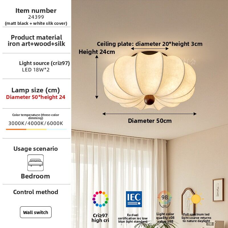 FANCY LAMP CLUB | Elegant Retro LED Ceiling Light