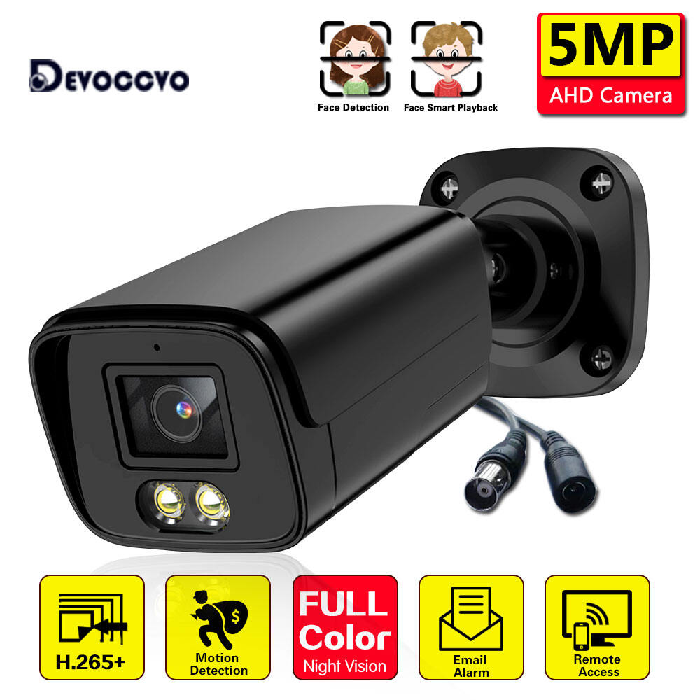 Xmeye 5MP Face Detection Ahd Security Camera Outdoor Waterpoof Cctv Analog Bullet Video Surveillance Camera Color Night Vision