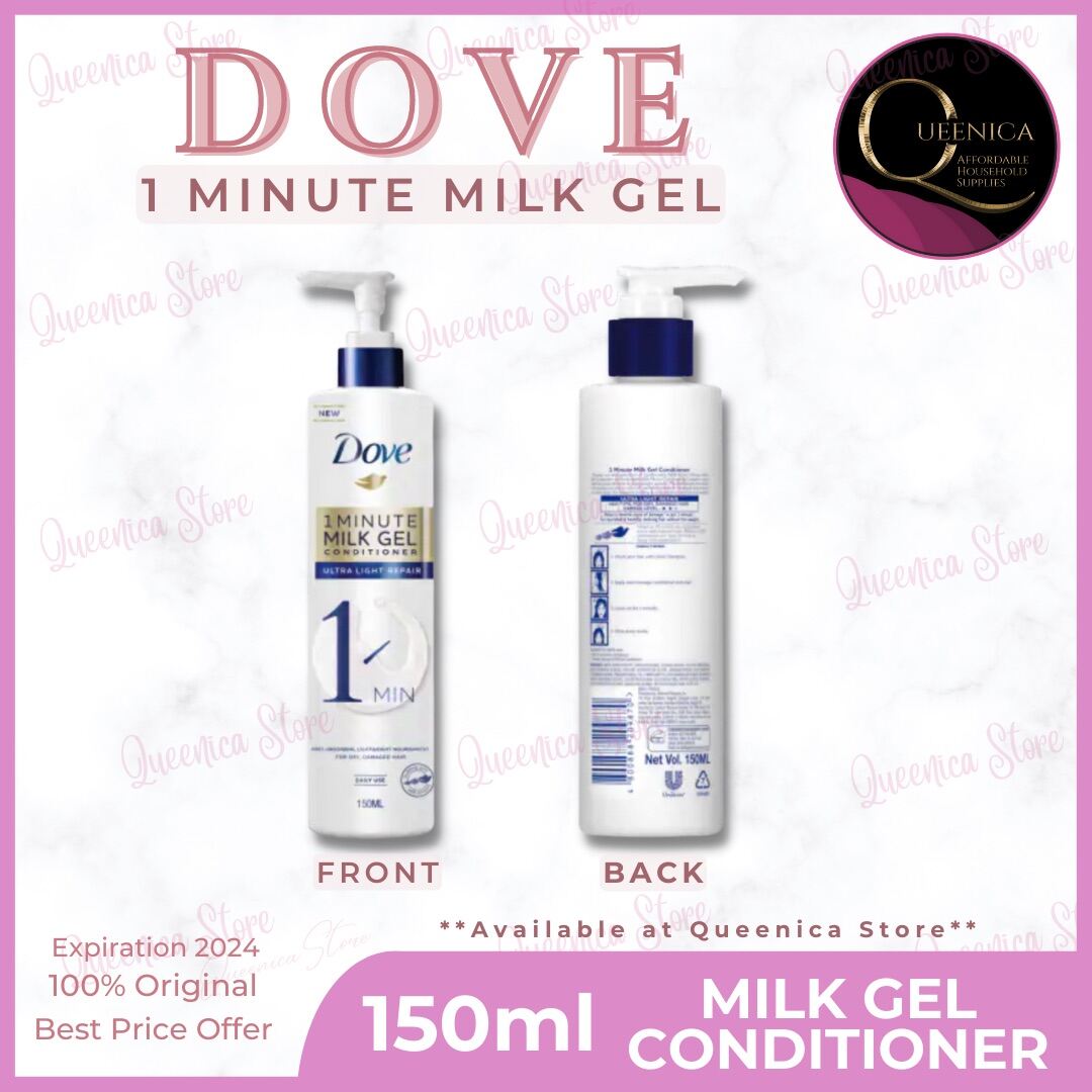 Dove 1 Minute Milk Gel Conditioner 150ml (BLUE) Lazada PH
