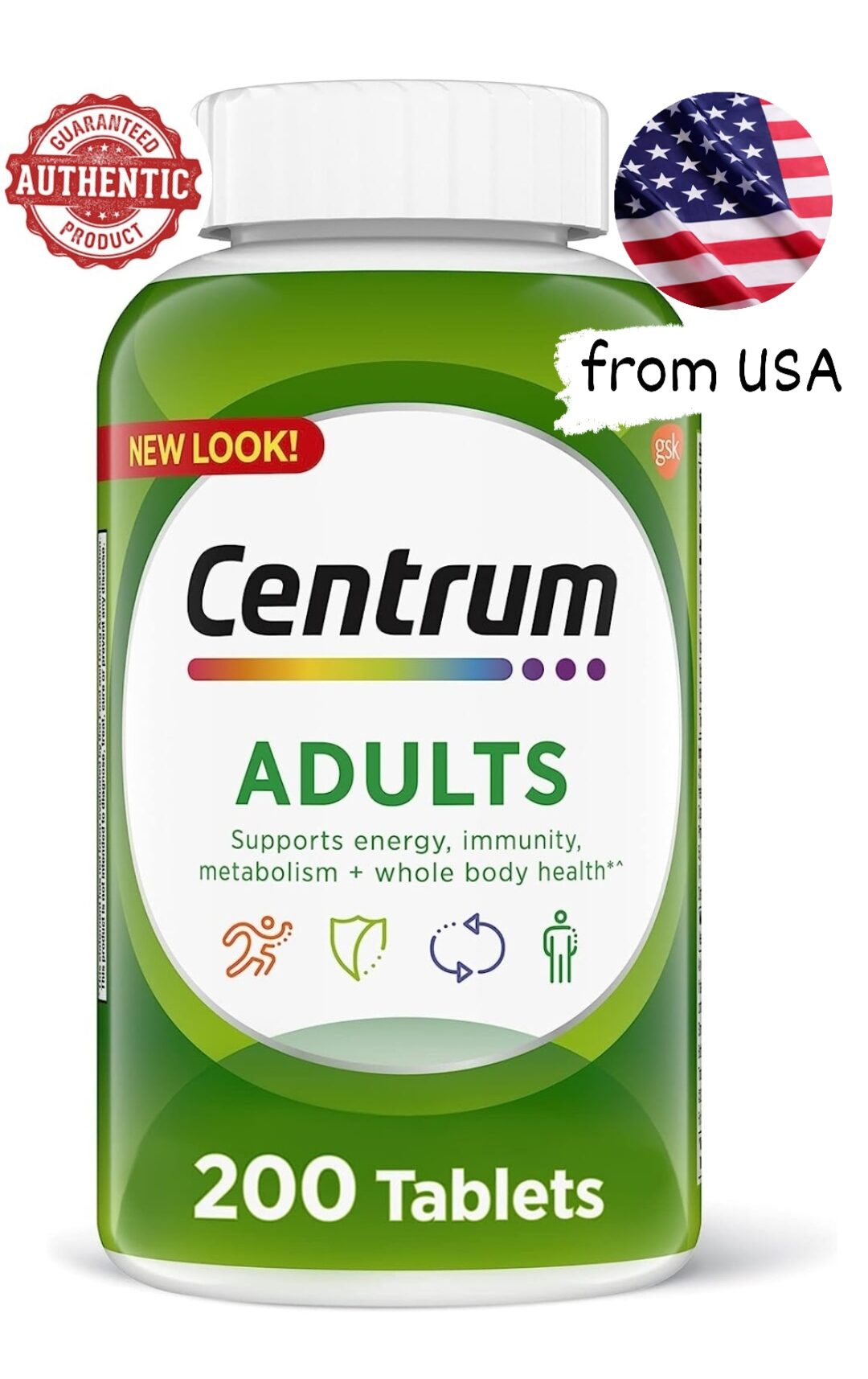 Centrum Adult Multivitamin/Multimineral Supplement 200 Count