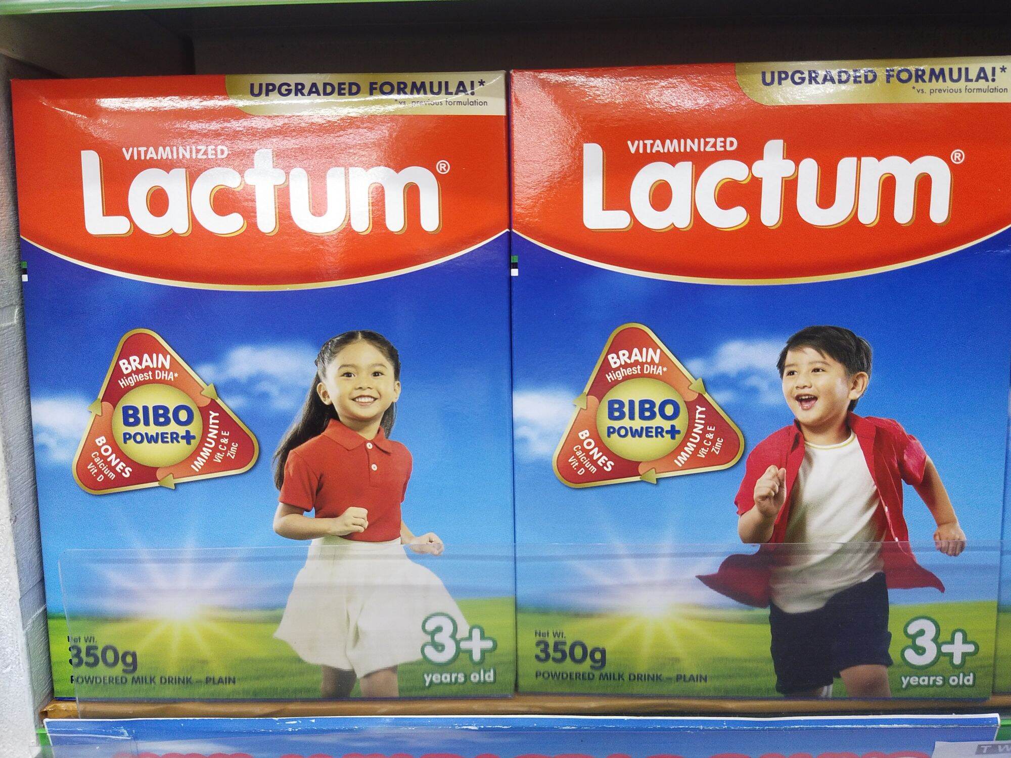 Lactum 3+Plain Powdered Milk Drink 350grams (1Box)
