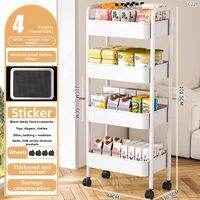 MEIKAIBIN | Multi-layer Movable Shelving Unit
