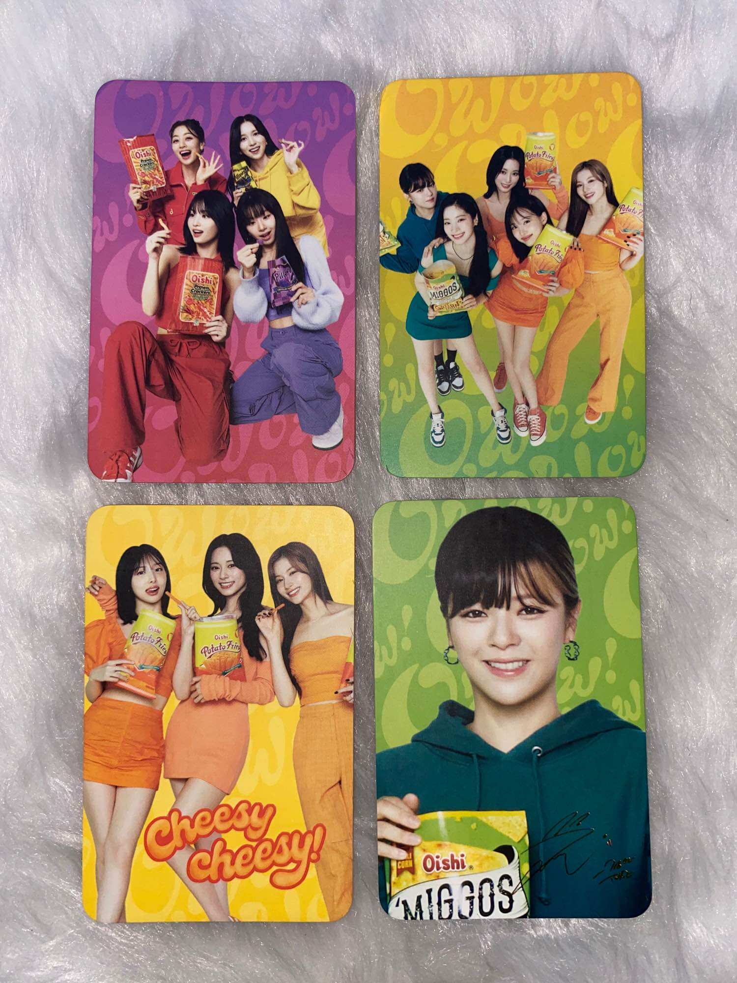 Official Oishi X Twice Photocards - Twice X Oishi O Wow! Bag