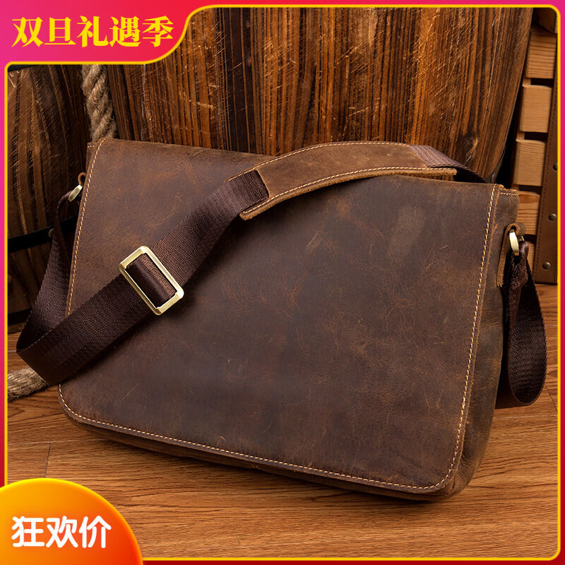 Shop Handmade Leather Messenger Bag with great discounts and prices online Sep 2024 Lazada Philippines