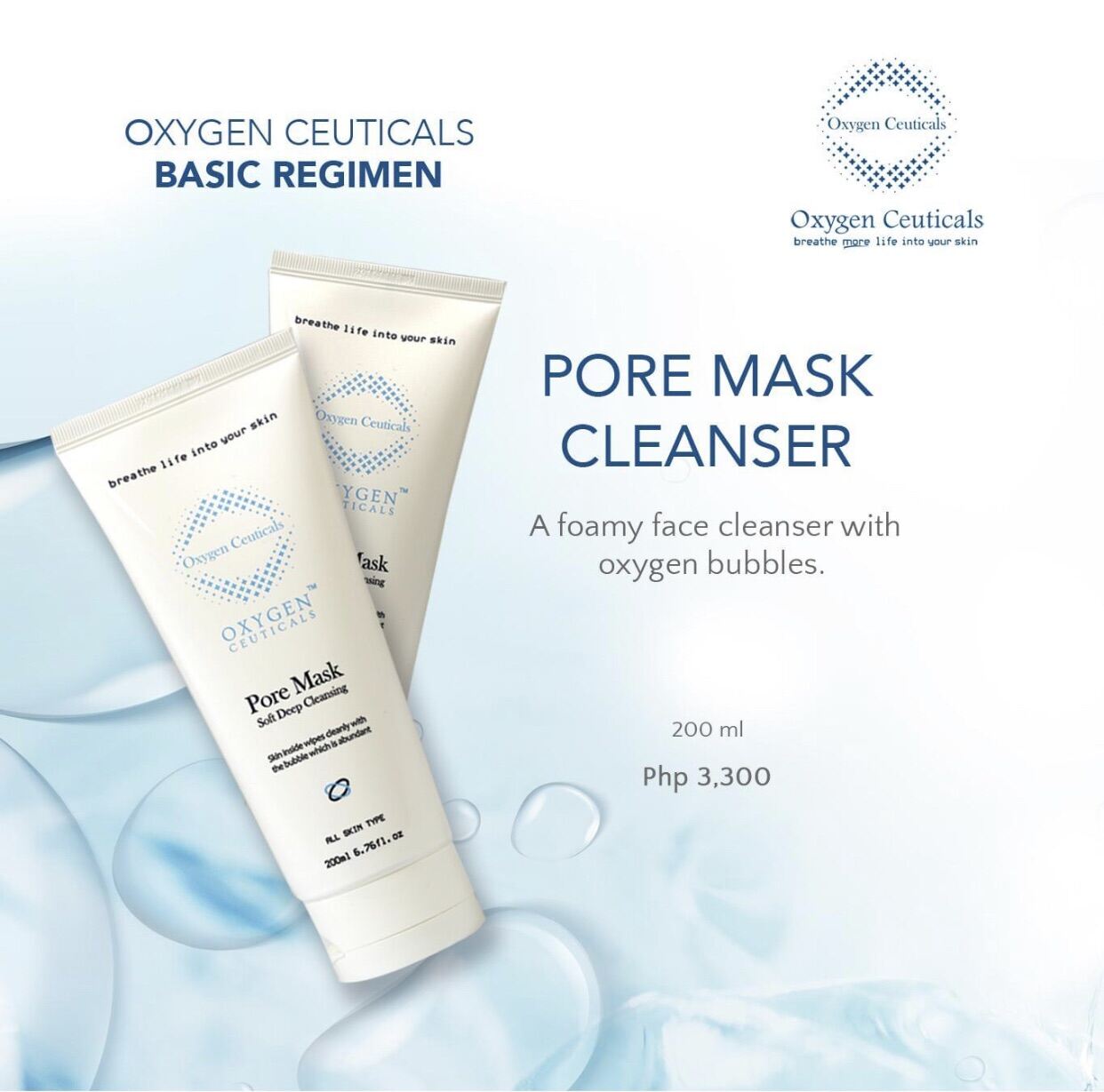 Bioessence Oxygen Ceuticals Basic Regimen Pore Mask Cleanser