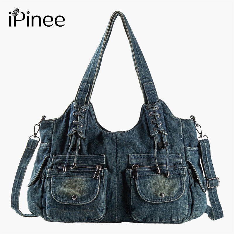 Αγορά AliExpress | iPinee women genuine leather handbags luxury women bags  designer top-handle bags messenger bag female