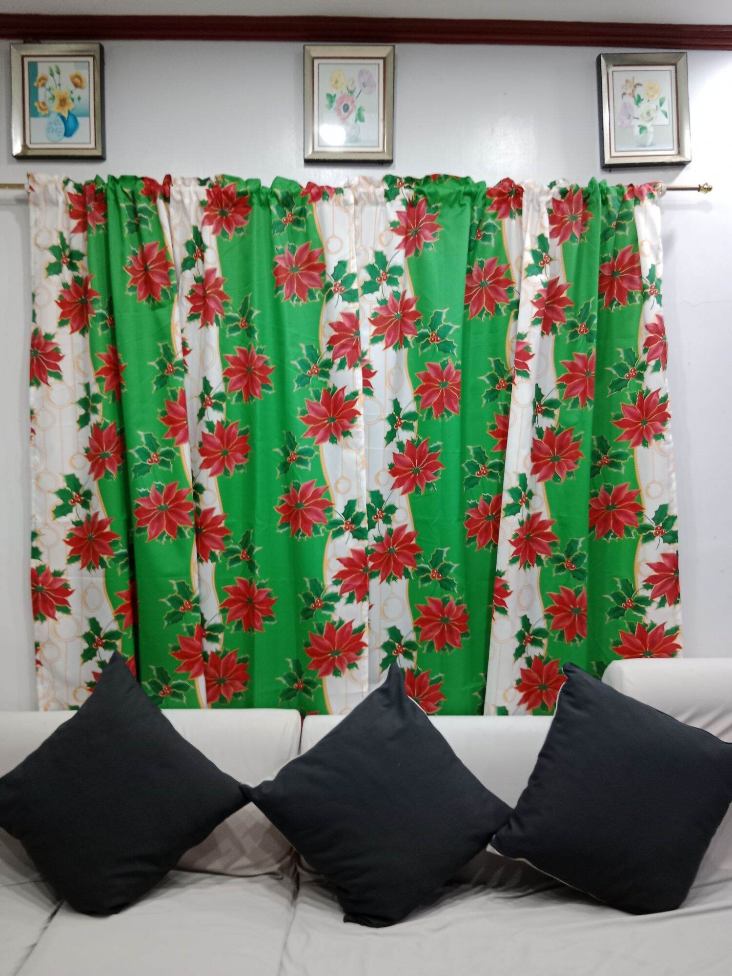 christmass eve (sulutan) door /window curtain 54x70 inches Lazada PH