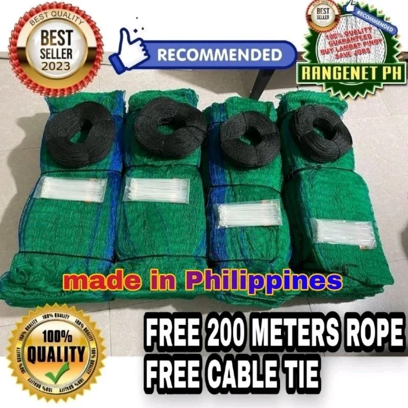 NET / CHICKEN NET / RANGE NET 1.5 x 8ft x 50 meters Free: Rope, Waterer and  Cable Tie /1,200 pesos