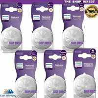PHILIP AVENT NATURAL RESPONSE NIPPLES TEATS 0M  0M+  1M+ . 3M+  6M+  9M+  / NEW BORN TO FAST LEVEL FLOW 1 TO 6 - PACK OF 2 PCS NIPPLE - AUTHENTIC