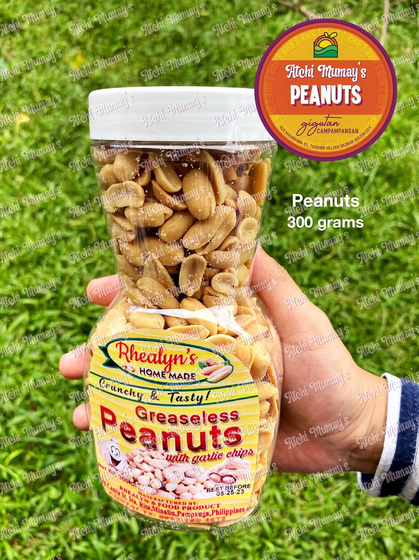 Greaseless Peanuts with Garlic Chips 300g Lazada PH
