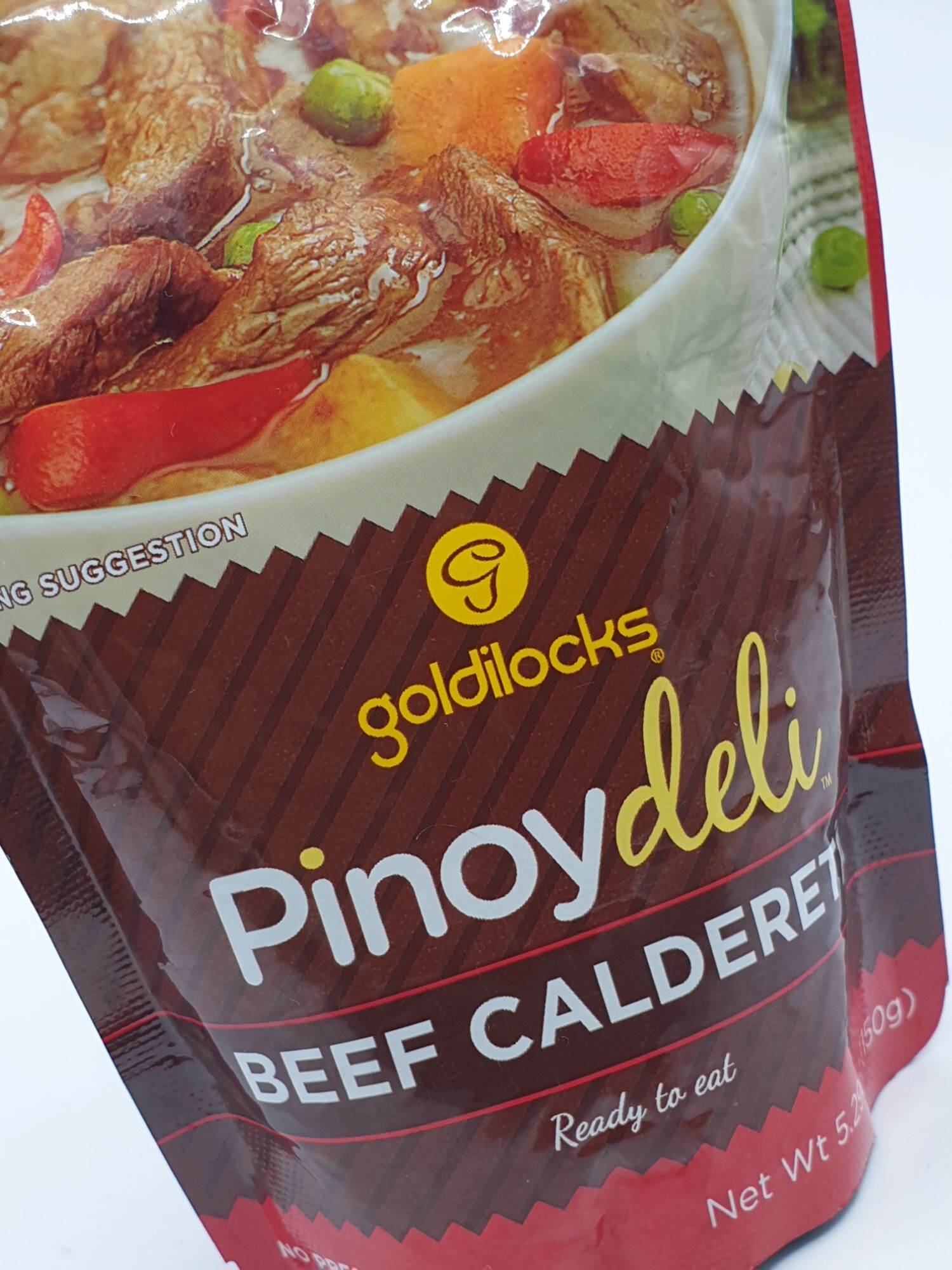 GOLDILOCKS Pinoydeli Beef Caldereta Ready To Eat Net Wt. 150g (5.29 ...