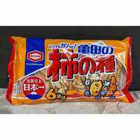 KAMEDA JAPAN - KAKINOTANE Rice Cracker Snacks Rice and Peanuts Flavor 6 packs inside 180g