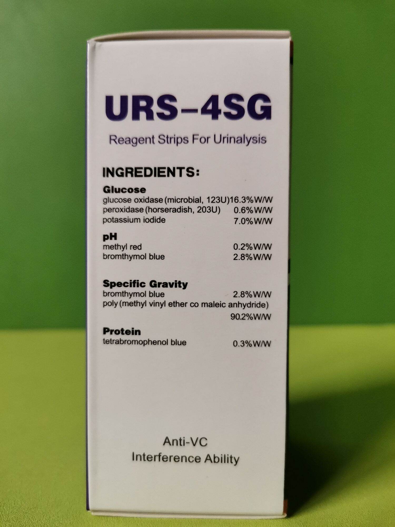 URS / MEDICON URINE STRIPS 4SG 100's (URINALYSIS TEST STRIPS 4 PARAMETERS). 