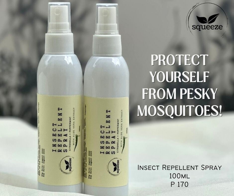 Squeeze Insect Repellent Spray 100ml | Lazada PH