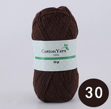 4 PLY ORGANIC/COMBED COTTON YARN (50g)